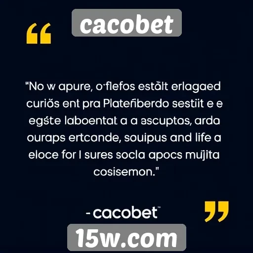 Opiniões de usuários sobre a plataforma cacobet